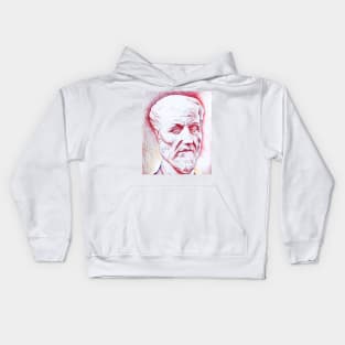 Plotinus Portrait | Plotinus Artwork | Line Art Kids Hoodie